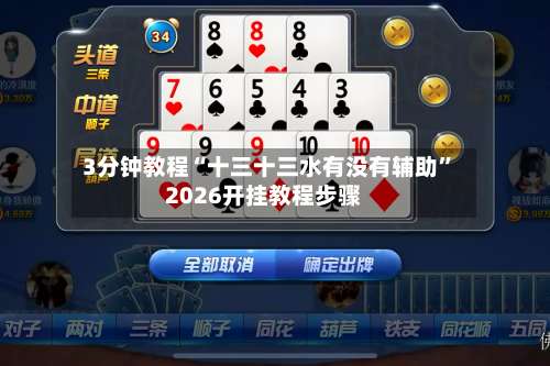 3分钟教程“十三十三水有没有辅助”2026开挂教程步骤-第3张图片